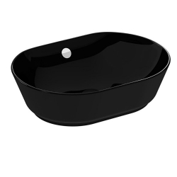 Vitra Geo 55x40 Cm Oval Siyah Çanak Lavabo 7427B070-0012