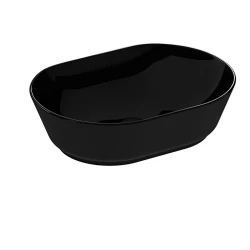 Vitra Geo 55x40 Cm Oval Siyah Çanak Lavabo 7427B070-0016 Hemen Al