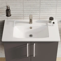 Vitra Integra 80x47 Cm Etajerli Lavabo 7056B003-0001 Hemen Al