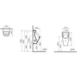 Vitra Integra Pisuvar 5462L003-1069 Hemen Al