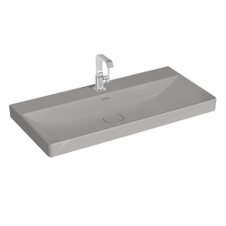 Vitra Metropole 100x47 Cm Mat Taş Gri Lavabo 7529B076-0001