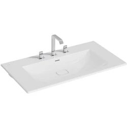 Vitra Metropole 100x53 Cm 3 Armatür Delikli Etajerli Lavabo 7539B003-0033