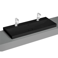 Vitra Metropole 120x47 Cm Mat Siyah Çanak Lavabo 7530B083-0973