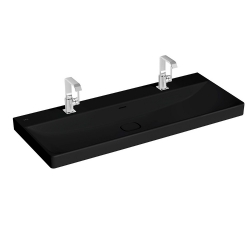 Vitra Metropole 120x47 Cm Mat Siyah Lavabo 7530B083-0001