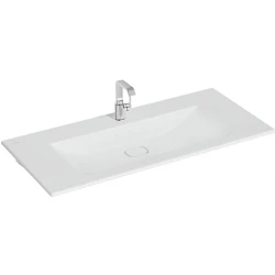 Vitra Metropole 120x53 Cm Mat Beyaz Etajerli Lavabo 7540B001-0001