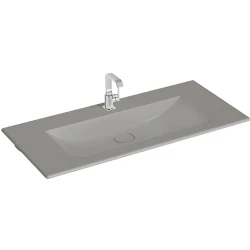 Vitra Metropole 120x53 Cm Mat Taş Gri Etajerli Lavabo 7540B076-0001