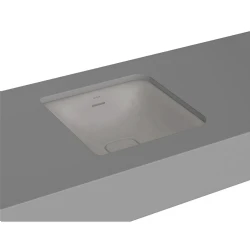 Vitra Metropole 40 Cm Kare Mat Taş Gri Tezgahaltı Lavabo - 7533B076-1082 Hemen Al