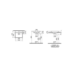 Vitra Metropole 50x47 Cm Lavabo 7525B003-0041