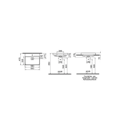 Vitra Metropole 60x47 Cm Mat Beyaz Lavabo 7526B001-0041