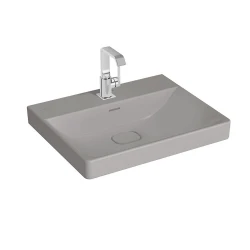 Vitra Metropole 60x47 Cm Mat Taş Gri Lavabo 7526B076-0001