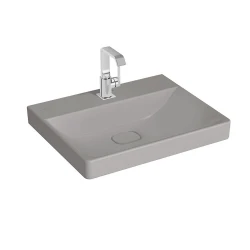 Vitra Metropole 60x47 Cm Mat Taş Gri Lavabo 7526B076-0041