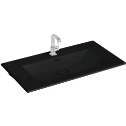 Vitra Metropole 100x53 Cm Mat Siyah Etajerli Lavabo 7539B083-0001