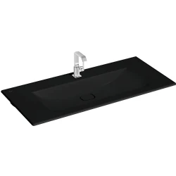 Vitra Metropole 120x53 Cm Mat Siyah Etajerli Lavabo 7540B083-0001