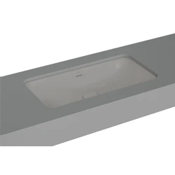 Vitra Metropole 80x40 Cm Dikdörtgen Mat Taş Gri Tezgahaltı Lavabo 7536B076-1082