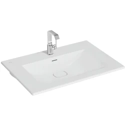 Vitra Metropole 80x53 Cm Mat Beyaz Etajerli Lavabo 7538B001-0001