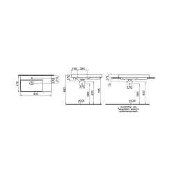 Vitra Metropole 90x47 Cm Mat Siyah Çanak Lavabo 7528B083-0937