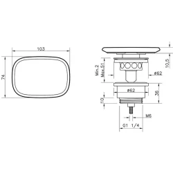 Vitra Metropole Beyaz Sifon Tapası - 6371L003-1001