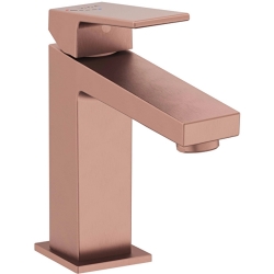 Vitra Minimax Square Blueco Fırçalı Bakır Yüksek Lavabo Bataryası - A4372224ENR