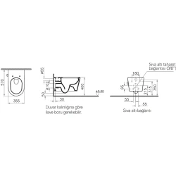 Vitra Nest Entegre Musluklu Rim-ex Kanalsız Asma Klozet - 5176B003-1687