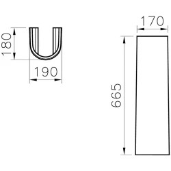 Vitra Normus Kolon Ayak 6408L003-0156 Hemen Al