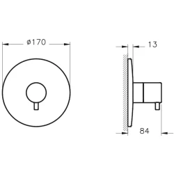 Vitra Origin Ankastre 3 Yollu Mat Siyah Yönlendirici - A4267336WTC Hemen Al