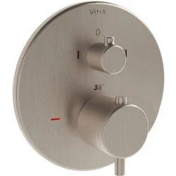 Vitra Origin Fırçalanmış Nikel Ankastre Termostatik Banyo Bataryası - A4267134 Hemen Al