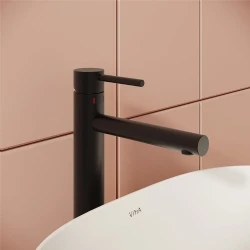 Vitra Origin Mat Siyah Yüksek Lavabo Bataryası - A4255736WTC Hemen Al