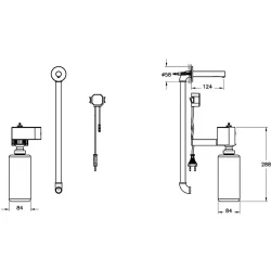 Vitra Origin Temassız Ankastre Elektrikli Soft Bakır Sıvı Sabunluk - A4470029