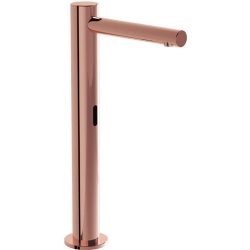 Vitra Origin Temassız Pilli Tek Su Girişli Soft Bakır Yüksek Lavabo Bataryası - A4722429