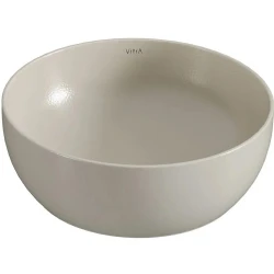 Vitra Outline Recycled 41 Cm Yuvarlak Mat Bej Çanak Lavabo - 7992B066-0016