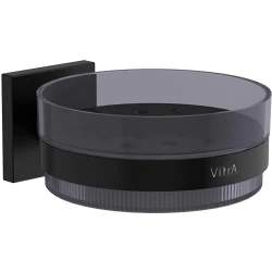 Vitra Root Mat Siyah Katı Sabunluk - A4481236 Hemen Al