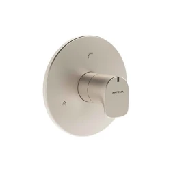 Vitra Root Round Ankastre Fırçalanmış Nikel Termostatik Banyo Bataryası A4337834 Hemen Al