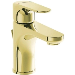 Vitra Root Round Soft Altın Lavabo Bataryası - A4272274