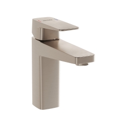 Vitra Root Square Blueco Fırçalanmış Nikel Yüksek Lavabo Bataryası A4273174ENR