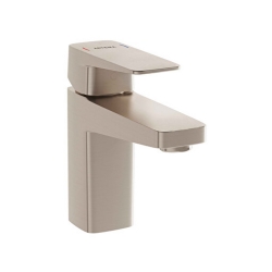 Vitra Root Square Blueco Fırçalanmış Nikel Lavabo Bataryası A4273234ENR