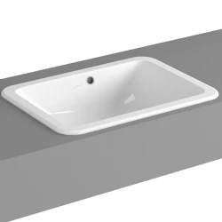 Vitra S20 50x37 Cm Dikdörtgen Tezgahüstü Lavabo 5474B003-0642 Hemen Al