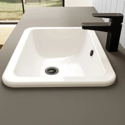 Vitra S20 50x37 Cm Dikdörtgen Tezgahüstü Lavabo 5474B003-0642