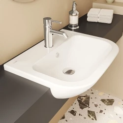 Vitra S20 55x44 Cm Yarım Tezgah Lavabo 5524B003-0001 Hemen Al