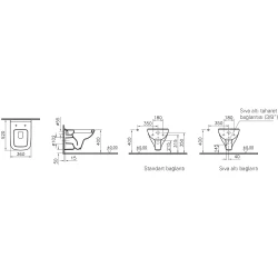 Vitra S20 Asma Klozet - 5507L003-0868