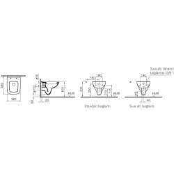 Vitra S20 Kompakt Asma Klozet - 5505L003-0868