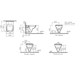 Vitra S20 SmoothFlush Asma Klozet - 7508L003-0850