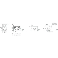 Vitra S60 SmoothFlush Asma Klozet - 7510L003-0090