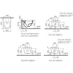 Vitra Sento Asma Klozet - 4448B003-0559