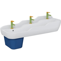 Vitra Sento Kids 125x40 Cm 3 Delikli Lavabo 7352B003-1742