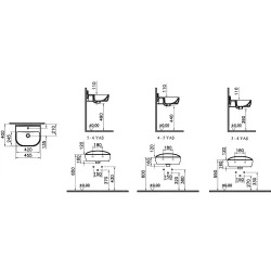 Vitra Sento Kids 45x40 Cm Lavabo 7350B003-0001