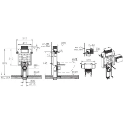 Vitra Unity Standart Gömme Rezervuar - 761-1851-01