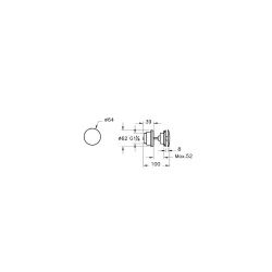 Vitra Universal Basmalı Yuvarlak Mat Siyah Lavabo Süzgeci A4514936WTC