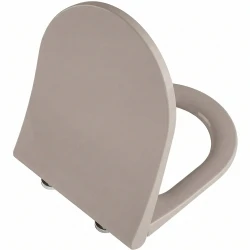 Vitra Universal Round Slim Yavaş Kapanır Mat Kum Beji Klozet Kapağı - 231-422R009 Hemen Al