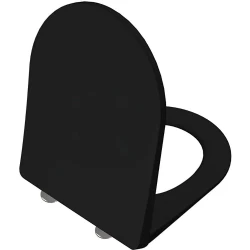 Vitra Universal Round Süper Slim Klozet Yavaş Kapanır Mat Siyah Klozet Kapağı - 208-483R009 Hemen Al