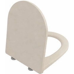 Vitra Universal Round Süper Slim Yavaş Kapanır Mat Kum Beji Klozet Kapağı - 208-422R009